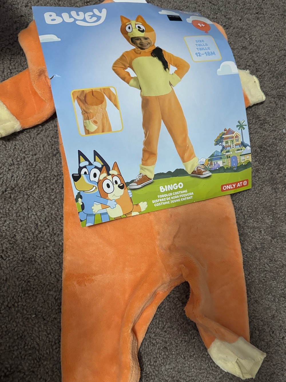New bluey bingo costume halloween toddler baby 12-18 months